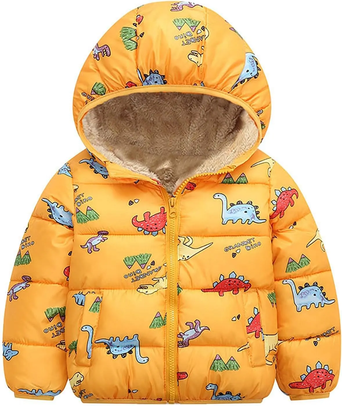Baby Boys Girls Winter Coats Hoods Light Puffer Down Jacket Outwear Toddler Puffer Jacket Baby Jacket