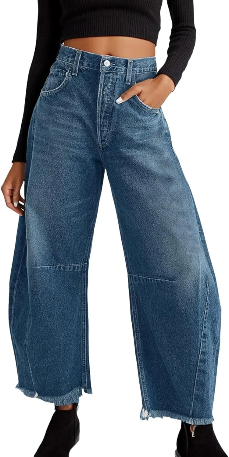 Baggy Jeans for Women Y2K High Street Boyfriend Pants Vintage Low Rise Jeans Aesthetic Clothing Hiphop Streetwear
