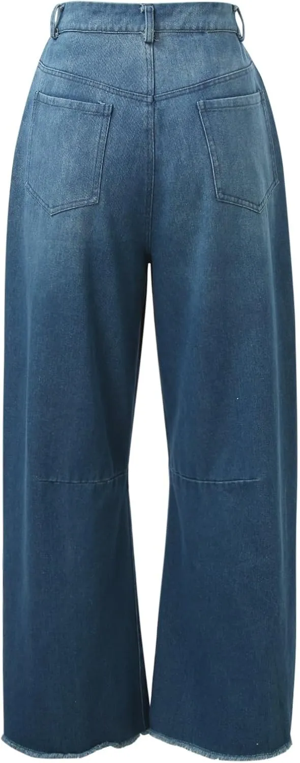 Baggy Jeans for Women Y2K High Street Boyfriend Pants Vintage Low Rise Jeans Aesthetic Clothing Hiphop Streetwear