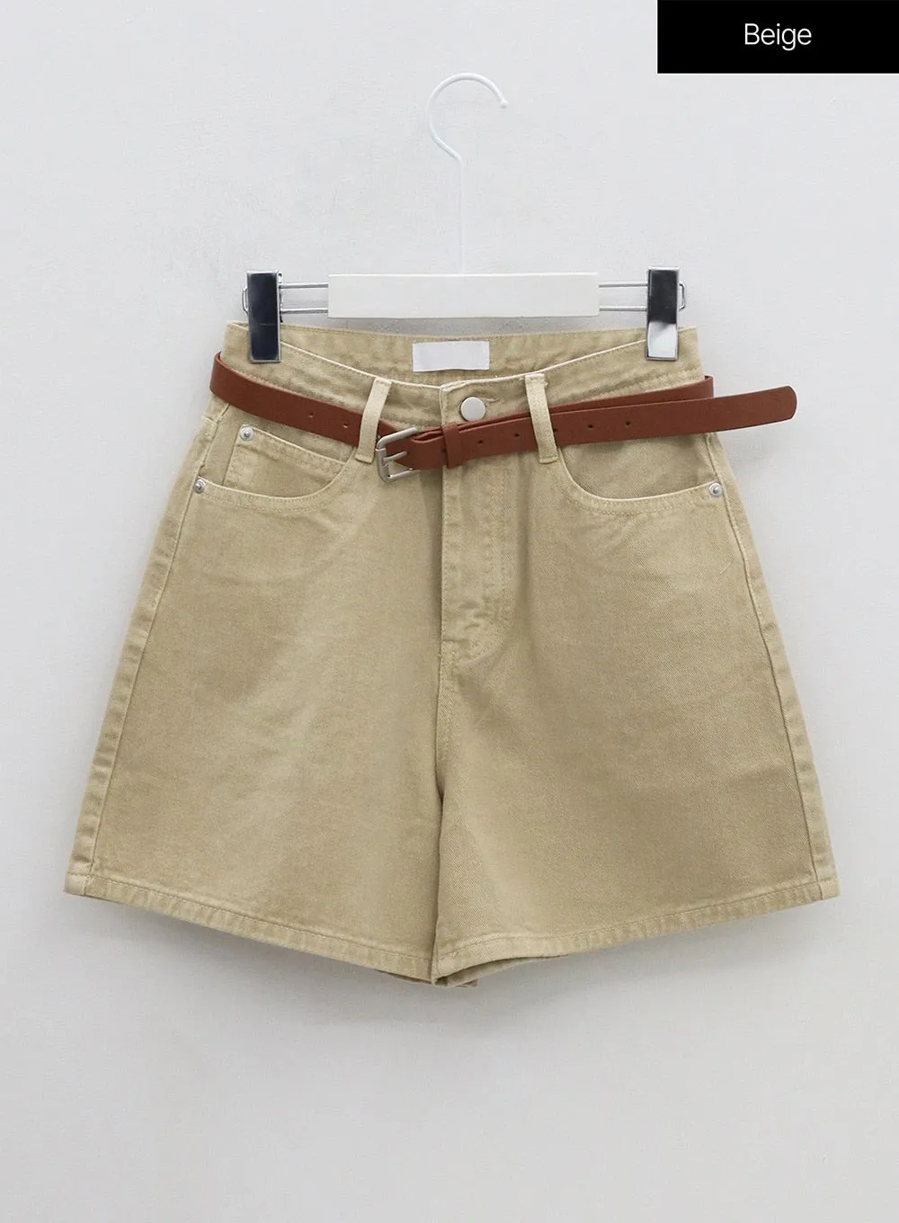 Color Wide Cotton Shorts OA303