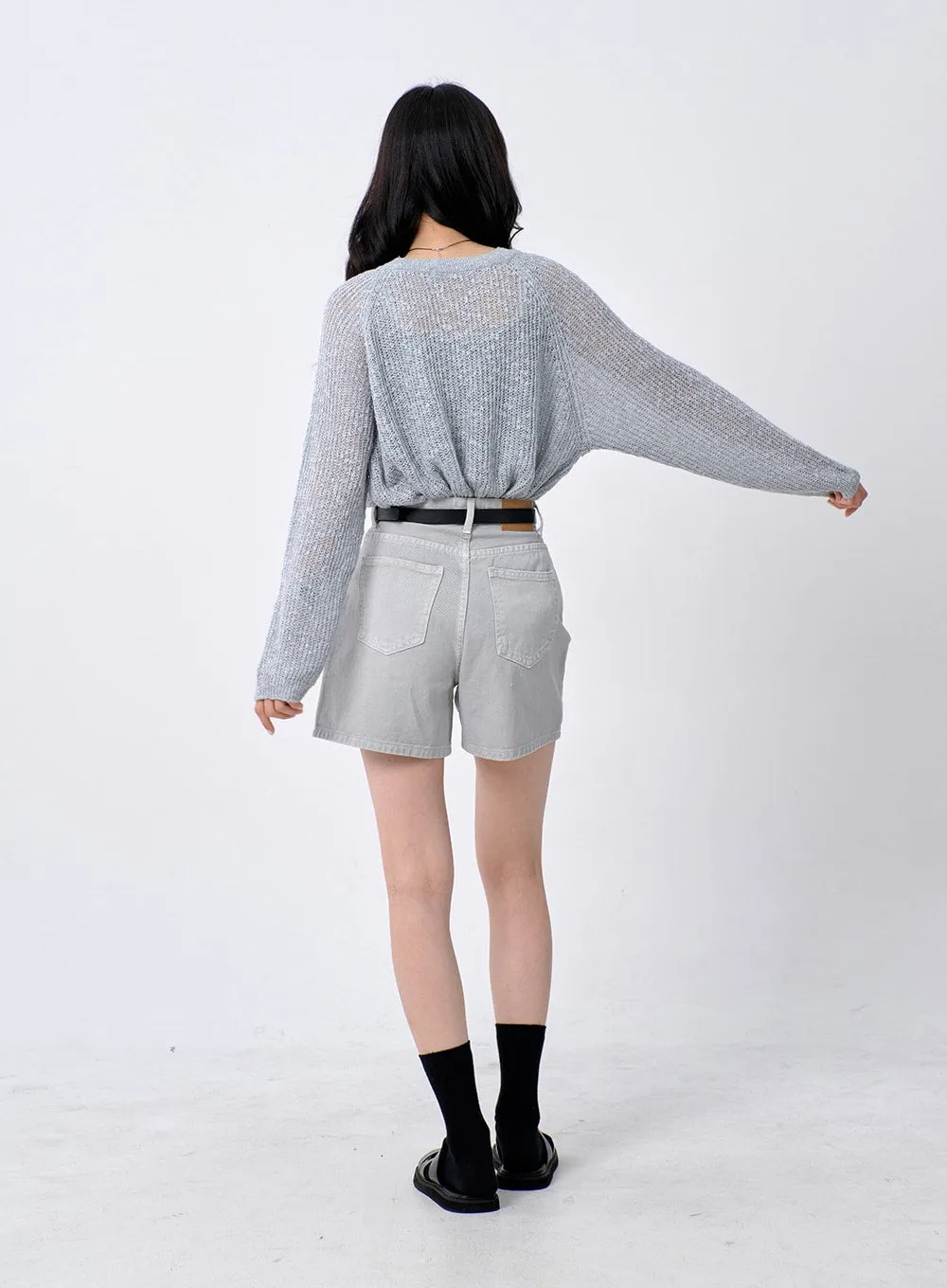 Color Wide Cotton Shorts OA303
