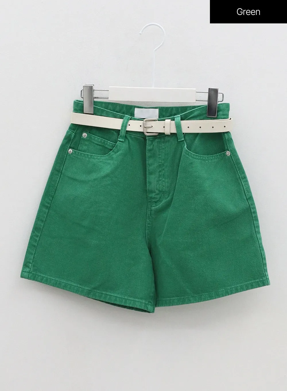 Color Wide Cotton Shorts OA303