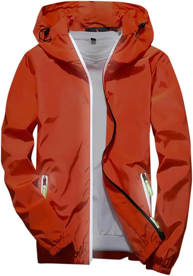 DuDubaby Mens Autumn Casual Camouflage Printing Plus Size Hoodie Two-Sided Wear Thin Coat