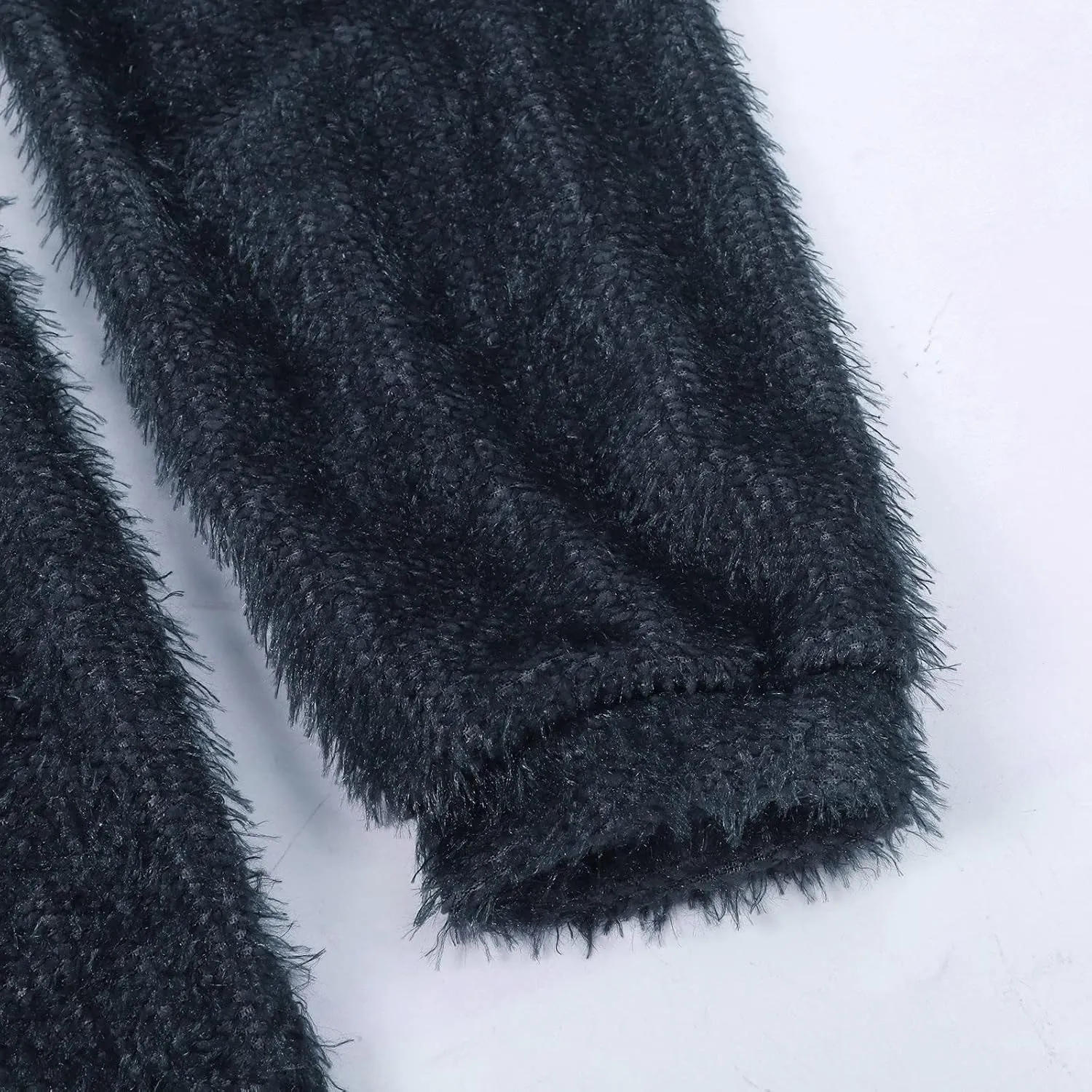 Furry Sweater Dress 2024 Women Fuzzy Fleece Sweatshirts Oversize Warm Winter Comfy Soft Plush Pullover Jumper Dresses