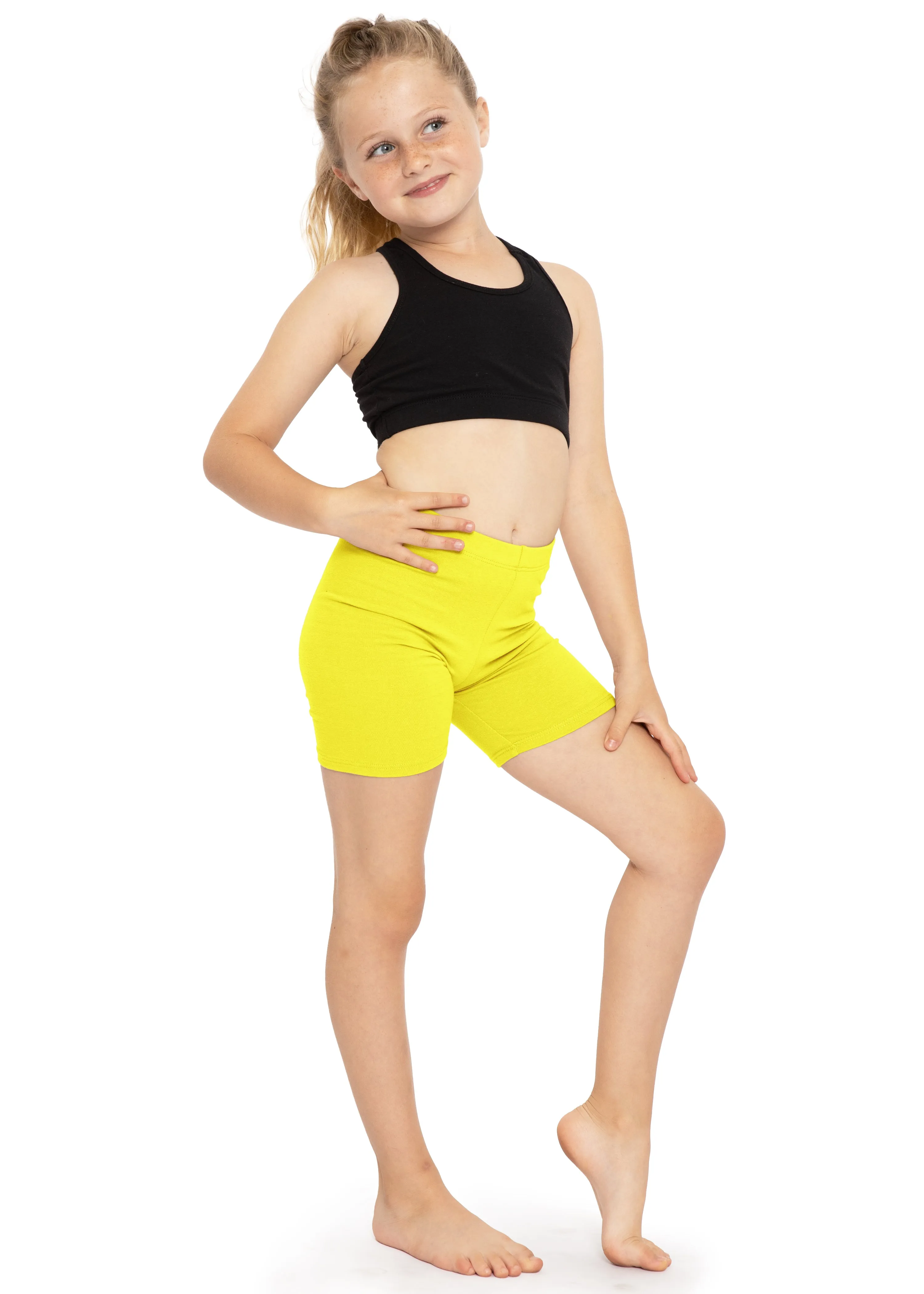 Girl's Cotton Bike Shorts