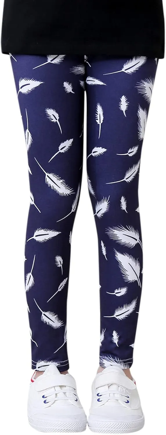 Girls' Leggings Kids High Waist Stretch Athletic Dance Yoga Pants Toddler Workout Active Leggings Fashion Streetwear