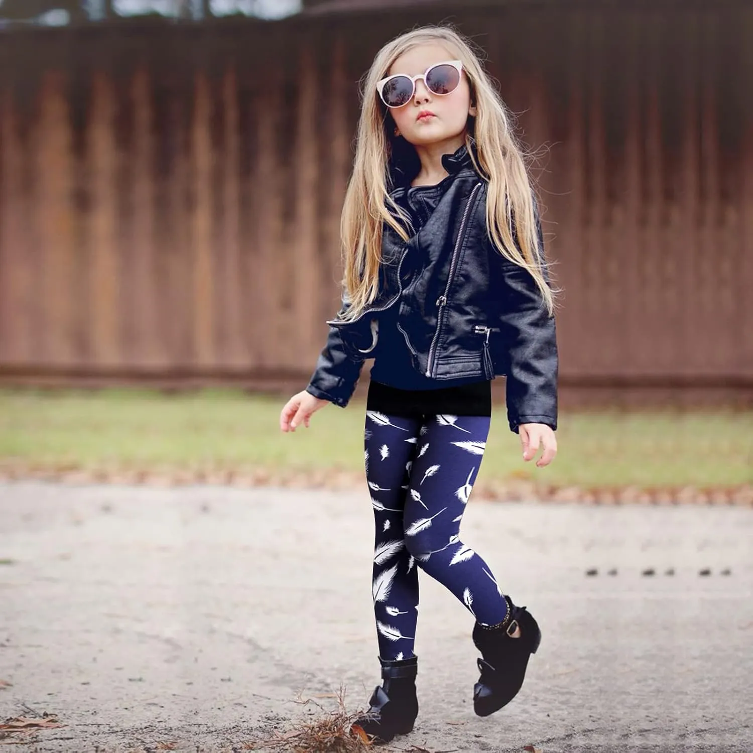 Girls' Leggings Kids High Waist Stretch Athletic Dance Yoga Pants Toddler Workout Active Leggings Fashion Streetwear