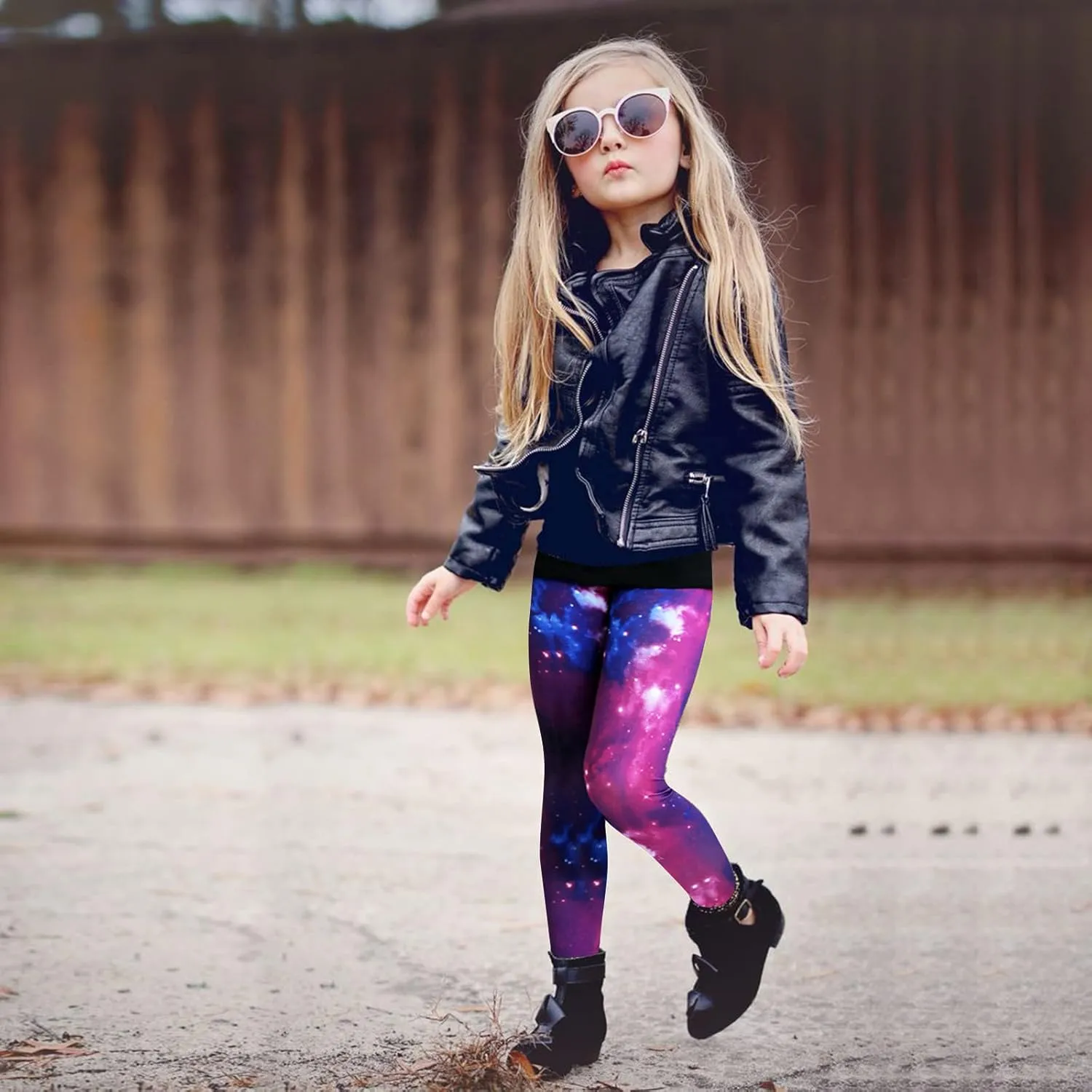 Girls' Leggings Kids High Waist Stretch Athletic Dance Yoga Pants Toddler Workout Active Leggings Fashion Streetwear