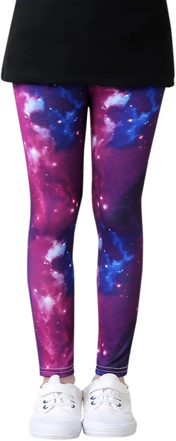 Girls' Leggings Kids High Waist Stretch Athletic Dance Yoga Pants Toddler Workout Active Leggings Fashion Streetwear