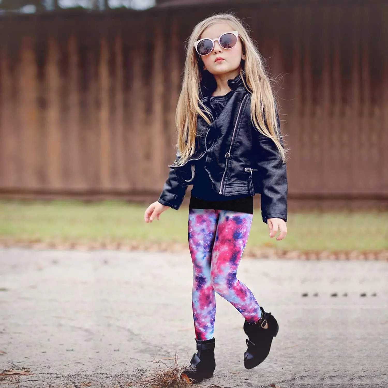 Girls' Leggings Kids High Waist Stretch Athletic Dance Yoga Pants Toddler Workout Active Leggings Fashion Streetwear