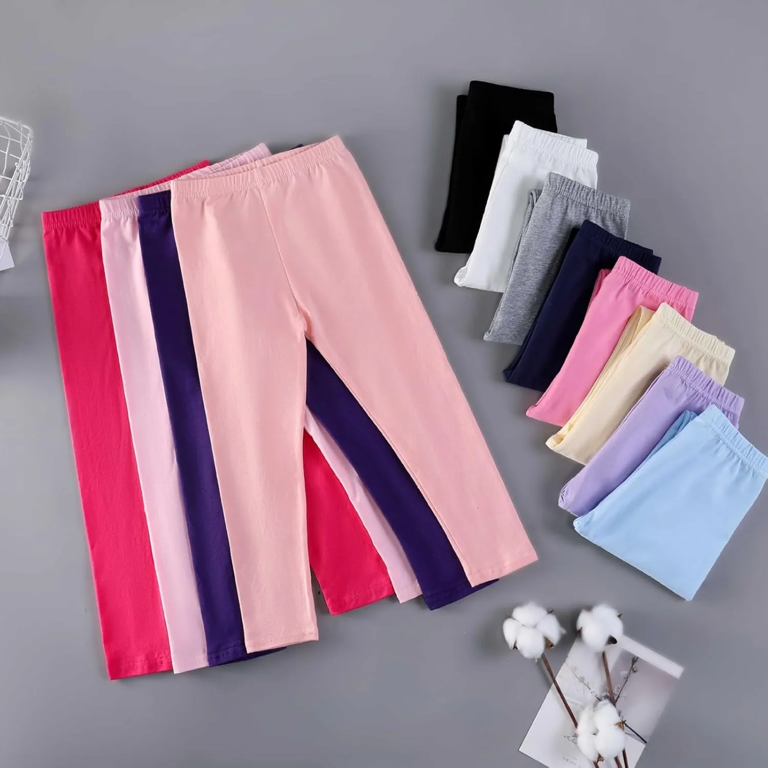 Girls Leggings Winter Warm Pants Toddler Stretch High Waisted Leggings Kids Dance Yoga Tights