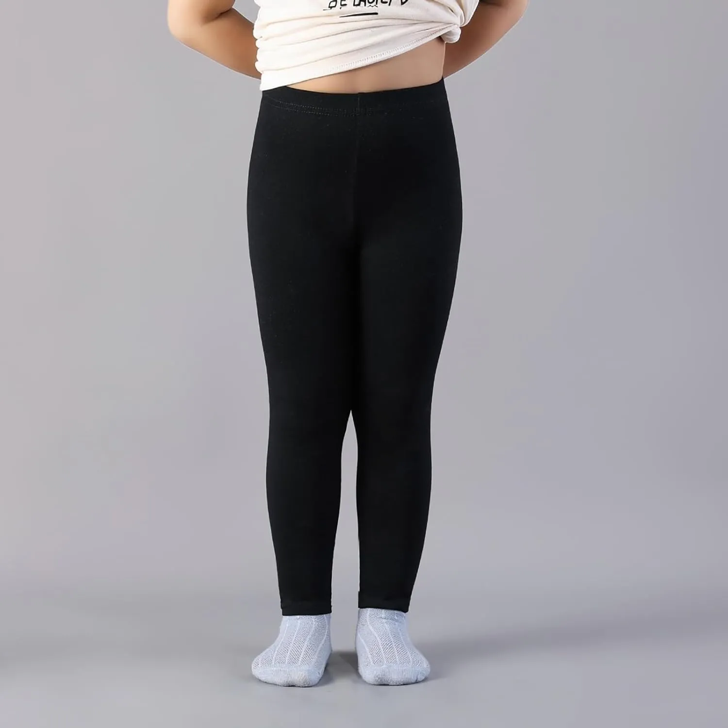 Girls Leggings Winter Warm Pants Toddler Stretch High Waisted Leggings Kids Dance Yoga Tights