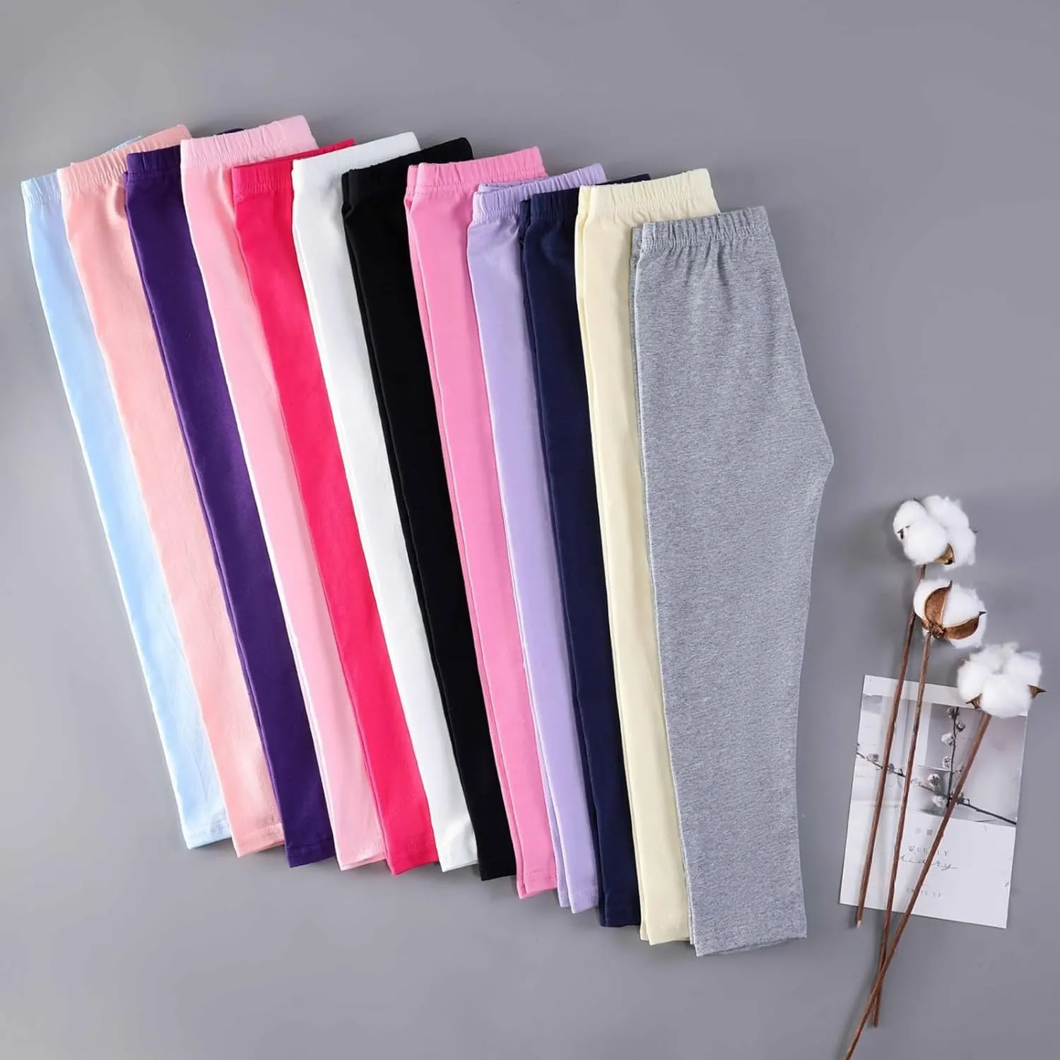 Girls Leggings Winter Warm Pants Toddler Stretch High Waisted Leggings Kids Dance Yoga Tights