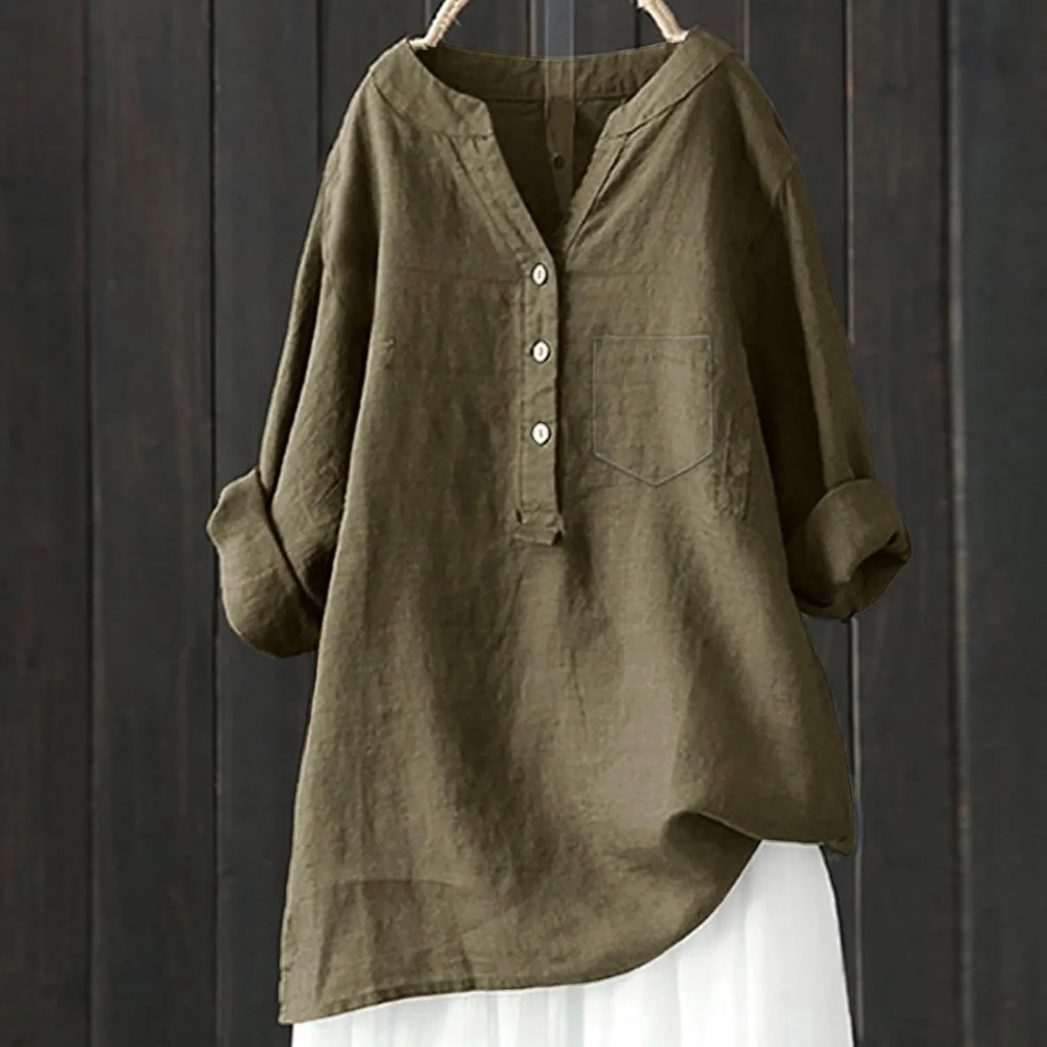 Going Out Tops for Women Trendy Linen Shirts 2025 Trendy Crewneck Flower Print Tee Blouse Casual Comfy Summer Tops