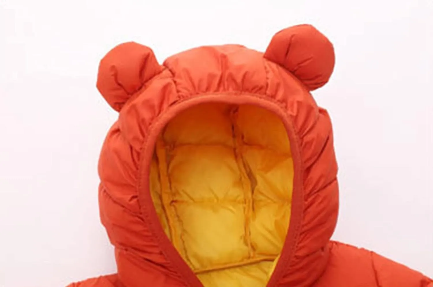 Toddler Puffer Jacket Winter Coat for Kids Bear Ears Hooded Down Jacket Coat Baby Girl Light Windproof Padded Outwear