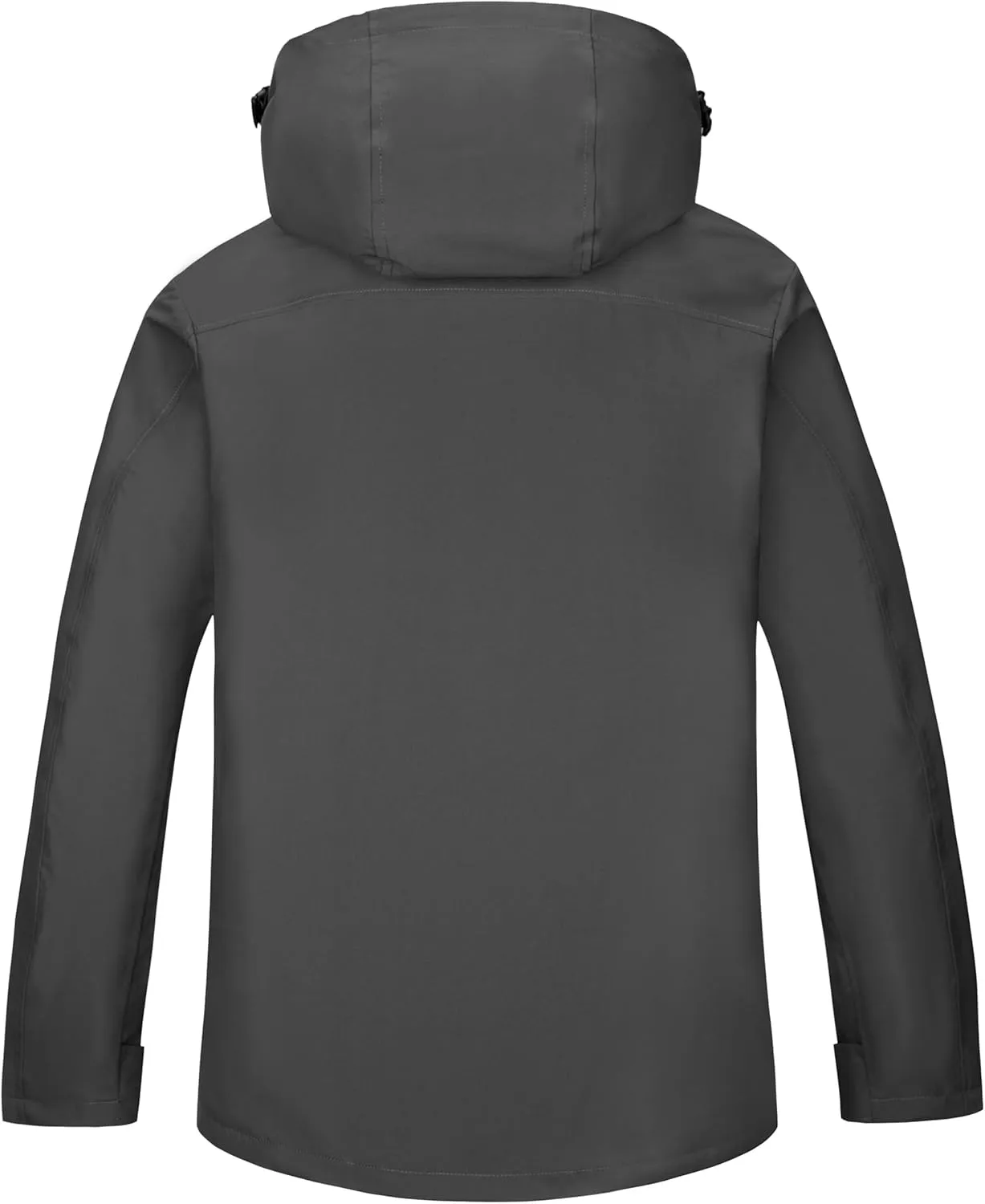 wantdo Men's Rain Jacket Lightweight Waterproof Hooded Windbreaker Raincoat Outdoor Spring Thin Jackets