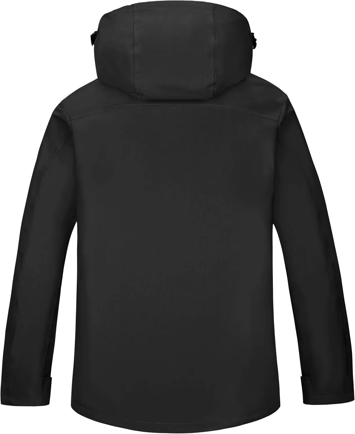 wantdo Men's Rain Jacket Lightweight Waterproof Hooded Windbreaker Raincoat Outdoor Spring Thin Jackets