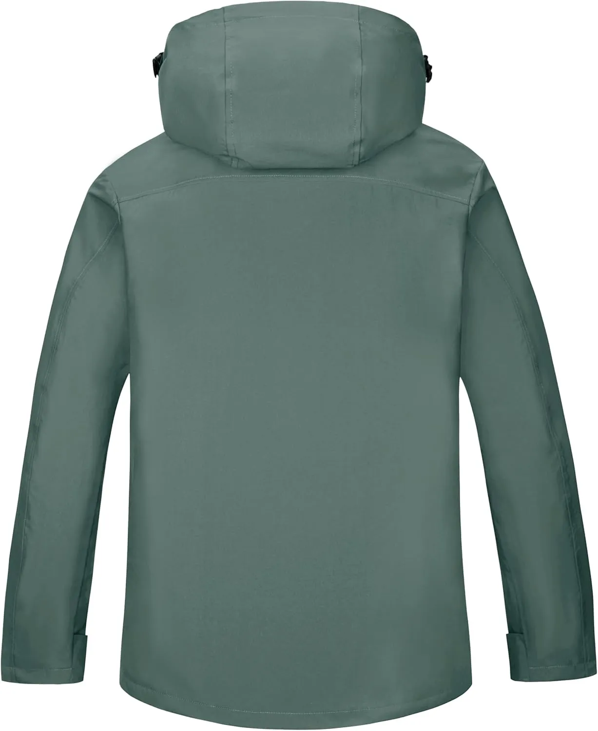 wantdo Men's Rain Jacket Lightweight Waterproof Hooded Windbreaker Raincoat Outdoor Spring Thin Jackets