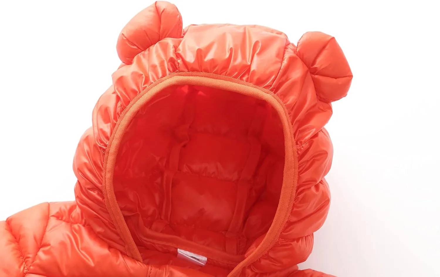 Winter Warm Down Coats for Kids Baby Boys Girls Light Puffer Padded Jacket Zipper Bear Ears Hoods Infant Outerwear