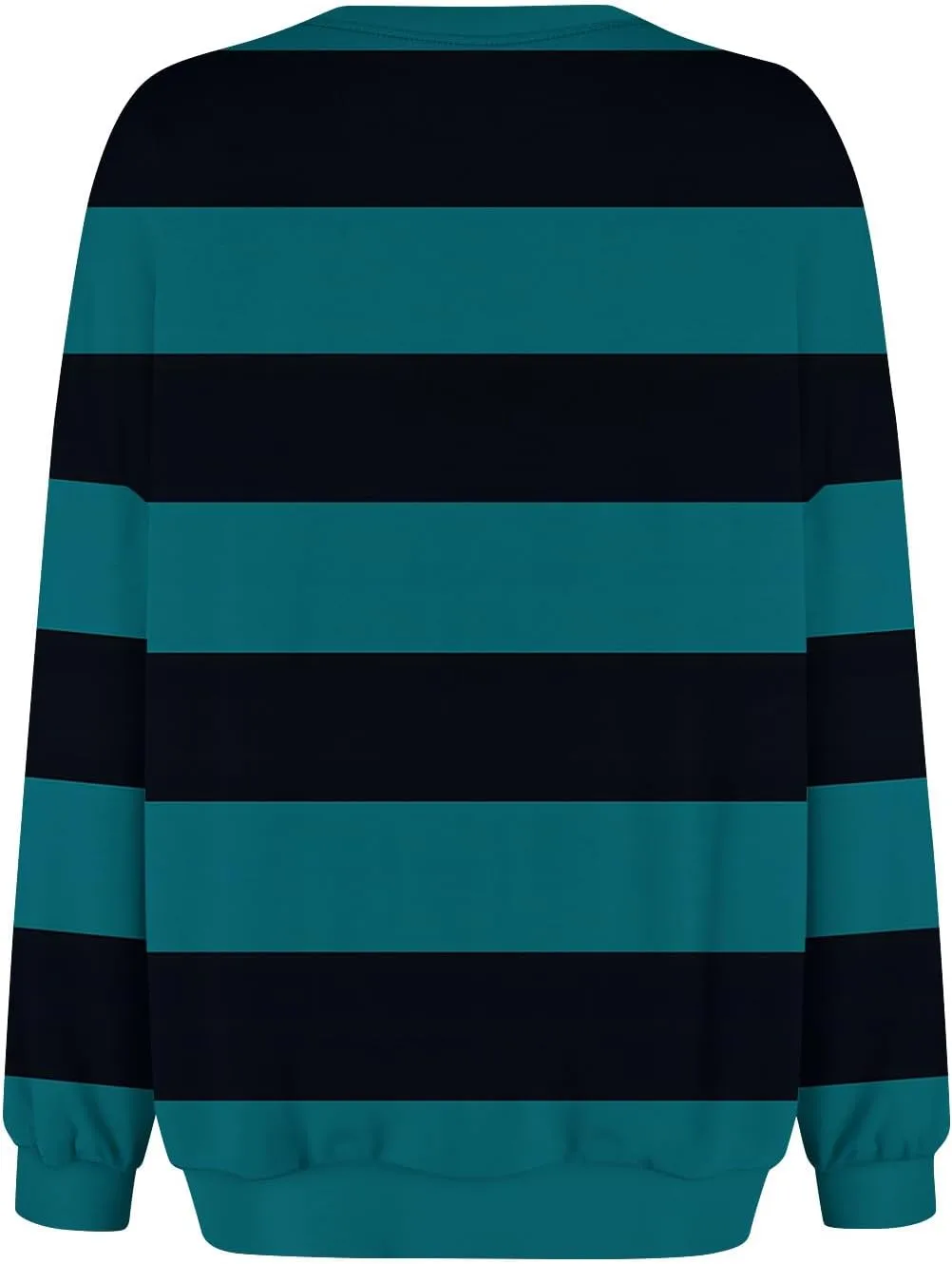 Women's Oversized Pullover Striped Sweatshirt Soft Crew Neck Fall Sweaters for Women Trendy 2024