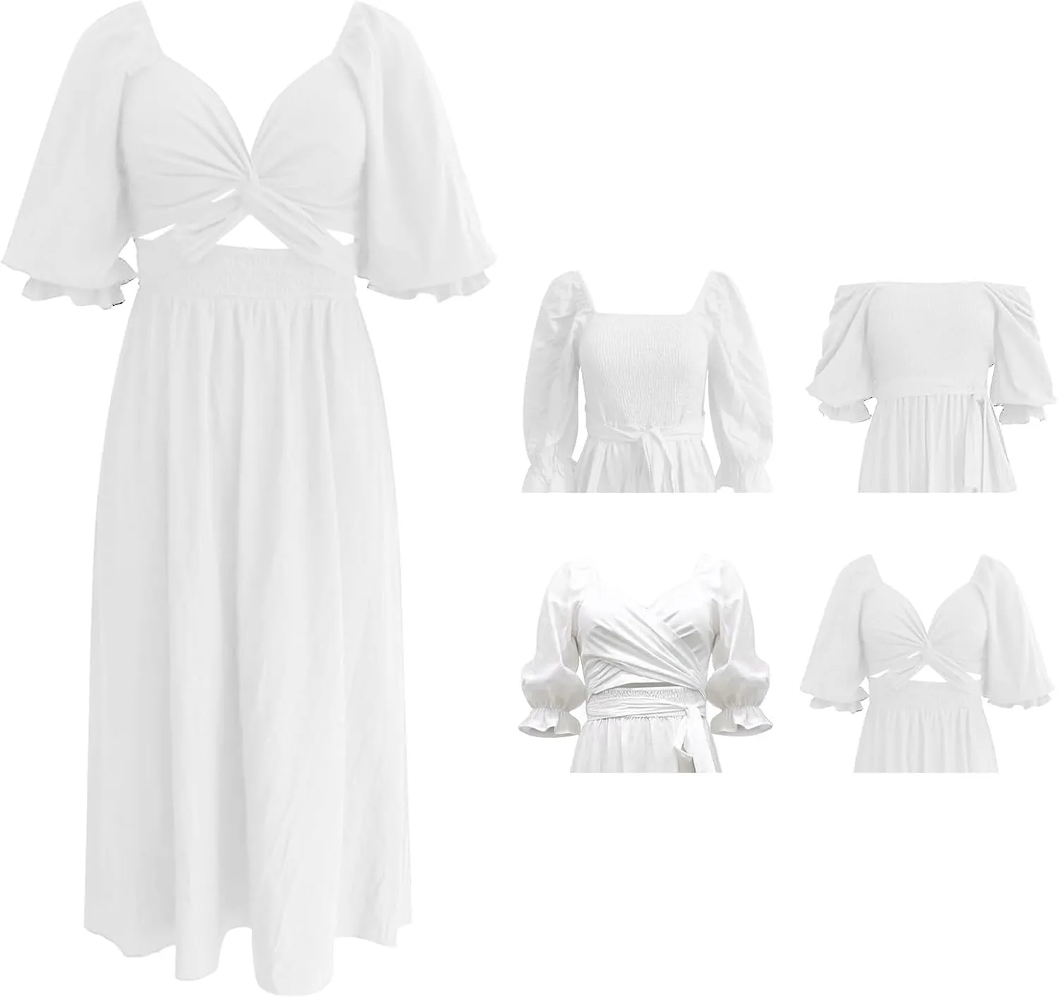 Womens Tie Rope Belt Ruffle Trim Sleeves Wear Fashion Elegant Dress Knit Sleeveless Dress Girls Knee Length
